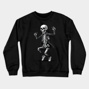 Dancing Skeleton Crewneck Sweatshirt